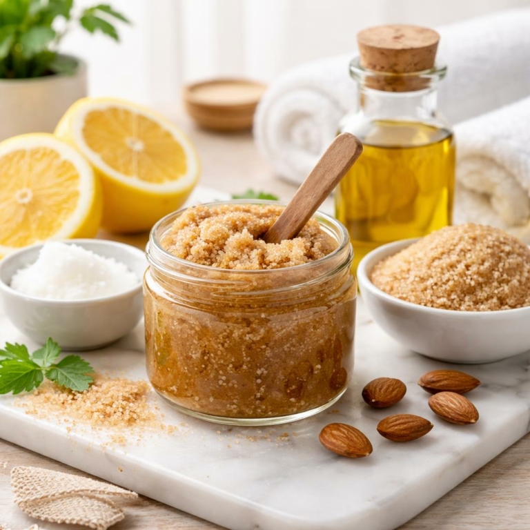 Gommage au sucre maison — Recette simple et conseils pour une peau douce